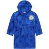 Chelsea Accappatoio ufficiale F.C., in pile, con cappuccio, per bambini, Blu, 11-12 Years