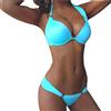 Lovelegis Costume da Bagno - Sexy - Due Pezzi - Bikini - Adulti - Donna - Ragazze - Moda Mare - Idea Regalo Compleanno - Taglia M - Colore Azzurro