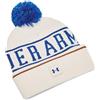 Under Armour 1386634-110-OSFM M Halftime Pom Beanie Summit Bianco OSFM