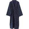 KINMBRA un-brand Kimono Giapponese da Uomo in Cotone a Doppia Garza Vestaglia Plus Size Abbigliamento Zen Abbigliamento taoista (Taglia L, B1)