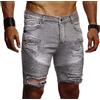 Leif Nelson Pantaloni corti estivi da uomo, per motociclisti, jogging, pantaloni corti in jeans, basic Chinos, cargo a 5 tasche, Destroyed Used Stretch per il tempo libero, bermuda Slim Fit LN1663