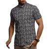 Leif Nelson Camicia da Uomo Maniche Lunga Slim Fit LN-3755 Nero Medium