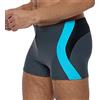 Arcweg Costume da Bagno Uomo Coulisse Pantaloncini Calzoncini da Bagno Elastico a Vita Bassa Boxershorts Slip Nuoto Spiaggia Mare Piscina Grigio-Blu M(EU)