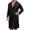 Generisch Kimono da uomo in raso con pantaloncini, set accappatoio, leggero, abbigliamento da notte, pigiama da uomo, comodo, morbido, set di pigiama e pantaloni corti, outfit in due pezzi, completo