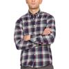Barbour MSH4995-NY91 Crossfell Tailored BD Shirt Check Navy Camicia Flanella Regular Fit (L)