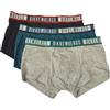 Dirk Bikkembergs Boxer Uomo Bikkembergs Confezione 3 Capi Elastico a Vista Cotone Elasticizzato Underwear Articolo BKK52UTR29TR, MIXCOLOR Mix Color, M - EU M - US S - FR 3