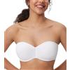 DELIMIRA Donna Reggiseno Senza Spalline Minimizer Bianco 5F