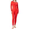 Fulidngzg Completo Termico Donna Invernale in Lana e Seta 2 Pezzi con Maglia Termica e Pantaloni Intimo Termico Sci Elegante Tuta Neve Sottogiacca Comode Abbigliamento Donna Curvy per Case Trekking,Rosso,