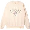 Milkmochabear Felpa casual a maniche lunghe girocollo pullover vestibilità comoda