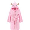 WYTbaby Accappatoi per Bambini con Cappuccio Ragazzi Ragazze Pigiama per Infantile 3-5 Anni, rosa