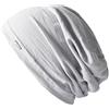 CHARM Cappello Estivo in 100% Cotone, Berretto Uomo E Donna A Taglia Unica, Cappellino Unisex per Pelle Sensibile, Cuffia Chirurgica Chemio E Alopecia Grigio Chiaro