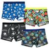 GRPSKCOS Biancheria intima per ragazzi, confezione da 4 boxer per bambini e ragazzi, mutande morbide rinfrescanti, 8-14 anni, 02 Calcio, 9 anni