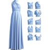 72styles Abito Cerimonia Donna Vestito Elegante Infinity Damigella d'Onore | Multiway Vestiti con Bandeau,Wedding Guest Dress Abiti Lungo