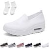 Chagoo Women's Orthopedic Sneakers, Orthopedic Platform Sneakers, Baodwshop Orthopedic Sneakers Slip-On Walking Shoes (37 EU, Bianco)