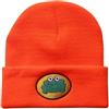 CazDopaM Cute Cartoon TV Parappa The Rapper Frog Knit Beanie Cappelli Unisex Moda, Arancione, 0