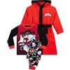 Marvel Pigiama Spiderman | Spidey E I Suoi Amici Vestaglia Pile E Pigiama Ragazzo | Vestaglia E Pigiamone Bambino Invernale | Rosso 2-3 Anni