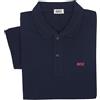 Rifle jeans and jackets Polo da Uomo Manica Corta Classica Semplice Tinta Unita Taglie Forti 3X 4X 5X 6X (4XL - Blu)