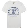ROY ROGERS Roy Roger's T-Shirt Manica Corta con Stampa Negroni RRU90049CK922312 Bianco