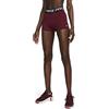 Nike Pantaloncini da allenamento da donna Pro 7,6 cm, Barbabietola scura/Bianco/Nero, S