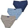 Ellepi Set da 6 Paia di Slip Bambino in Cotone con Filato e Colori anallergici e Taglie dalla 2 Anni alla 12. Art. 3841 3/4 Anni