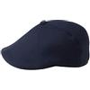 Kangol 504 Flexfit Coppola Uomo - Cappello Piatto Cappellino in Lana con Visiera Autunno Primavera Inverno Estate Estate/Inverno - S/M (54-57 cm) Blu