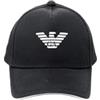 Emporio Armani Cappello Baseball Eagle Uomo Black
