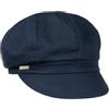 Seeberger Berretto Newsboy Azalee Donna - Cotton cap Estivo con Visiera, Fodera Estate Primavera/Estate - Taglia Unica Blu Scuro