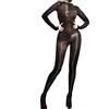 HTRUIYATY Bodystocking Lingerie Sexy Hot per Sesso Collant Aperto Calze Lucide a Maniche Lunghe Sexy Lingerie Intimo Donna