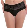 Anita - Essential Lace - Donna - Slip in vita - Mutande - con pizzo, Nero , S