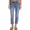 Timezone Jeans da donna 7/8 Slim NALITZ 7/8, vita media, slim fit, blu W24-W33, T1 70080.3014-31-6441 Fresh Indaco Wash, 26 W