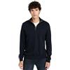 Barbour Uomo Maglia in Cotone con Mezza Zip, Navy, L