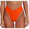 geluboao Slip di costume da bagno da donna, sexy, con taglio a V, a vita alta
