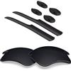 BlazerBuck Lenti di ricambio polarizzate e kit calzino per occhiali da sole Oakley Fast Jacket XL OO9156