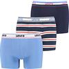 Levi's Logo Men's Boxer Briefs Giftbox, Blu (Combo Blu), S Uomo