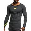 Leif Nelson Sport Felpa per Uomo Maglietta Camicia Fitness Maschile da allenare LN-6283