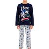 Sonic The Hedgehog Pigiama per Ragazzi, T-Shirt e Pantaloni Lunghi Set 2 Pezzi per Ragazzo, Pigiama in Morbido Cotone Blu, Taglia 3 Anni - Blu