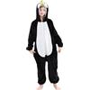 COOKY.D Pigiama Unisex Animale con Cappuccio per Bambini Romper Tutto in Uno Chiusura a Bottone Pigiama per Bambini da 3-12 Anni Pigiama da Ragazza Regali per Le Feste