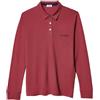 Coveri Polo Uomo Maniche Lunghe con Tasca Taschino 100% Cotone Classica M L XL XXL 3XL (IT, Testo, L, Regular, Regular, Bordeaux)