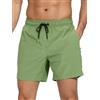 Arcweg Pantaloncini da Bagno Uomo Asciugatura Veloce Calzoncini da Bango Mare Beach Costume da Bagno Fodera Rete con Taschino e Coulisse Trunks