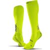 GEARXPRO SPORTS GEARXPro - Calza a Compressione - Doppio Grip - Migliora il Flusso Sanguigno - Stabilità, Controllo e Traspirabilità, Calze Calcio e Running (IT, Testo, S, Regular, Regular, S+, Giallo Fluo)