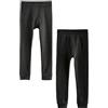 NEXT Ragazzo Confezione da 2 Leggings Termici Black/Charcoal 5 Anni-6 Anni