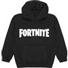 Fortnite Text Logo Jungen Pullover Hoodie Black 12-13 Jahre | PS4 PS5 Xbox PC Gamer Geschenke, Tween Teen Schuljungen Gaming mit Kapuze Sweatshirt Top, Kinderkleidung, Kinder Geburtstagsgeschenkidee