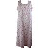 Linclalor Camicia Notte Spalla Larga in Maglina di Puro Cotone con carré Art.74669bis (46, Rosa Bubble)