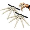 Generic Estensioni articolate delle dita - artigli scheletrici portatili, cosplay - dita ossea per Halloween, Devil Claw Hand - accessorio spaventoso per feste, decorazione infestata, indumento, gioco di