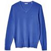 Coveri Maglione Uomo Scollo V Pullover Punta Tinta Unita Elegante Classico 100% Cotone