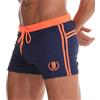 Arcweg Costume da Bagno Uomo Coulisse Pantaloncini Calzoncini da Bagno Elastico a Vita Bassa Boxershorts Slip Nuoto Spiaggia Mare Piscina Arancione M(EU)