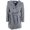 JOPHY & CO. Cappotto Bambina Doppiopetto con Cappuccio e Tasche (cod. 2078)