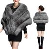 Generic Scialle in pelliccia sintetica, Mantello in pelliccia sintetica da donna Scialle in pelliccia sintetica Scialle in pelliccia sintetica Cappotto in pelliccia sintetica da donna Scialle in pelliccia sin
