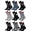 Ozabi Calzini da uomo DISNEY MICKEY MOUSE, Confezione 9 paia MICK24, 43-46