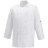 EGOCHEF Giacca Cuoco Ice Microfibra con Maniche Lunghe (M, White)
